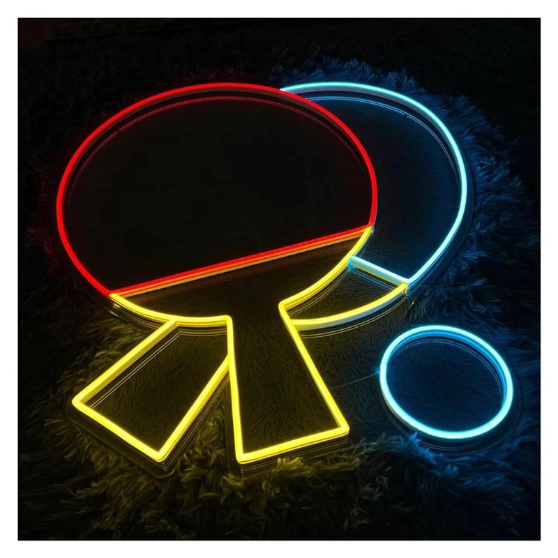 LED Ping Pong Paddle Neon Sign - Hall Table Tennis review and price