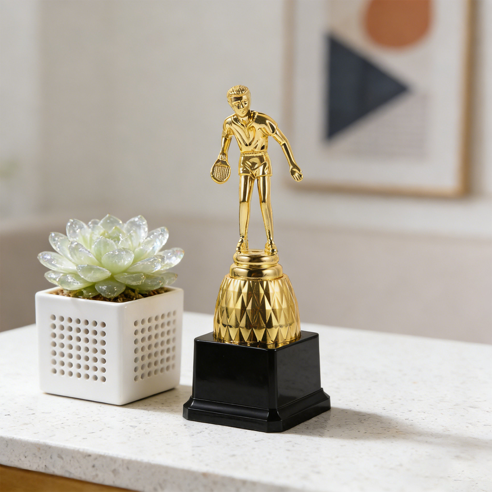 Plastic Pong Award Trophy for  - Table Tennis Championships review and price
