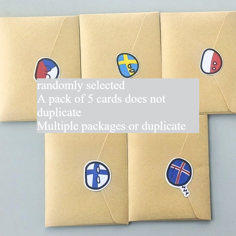 5pcs Countryballs Card Doll UK - Table Tennis France review and price